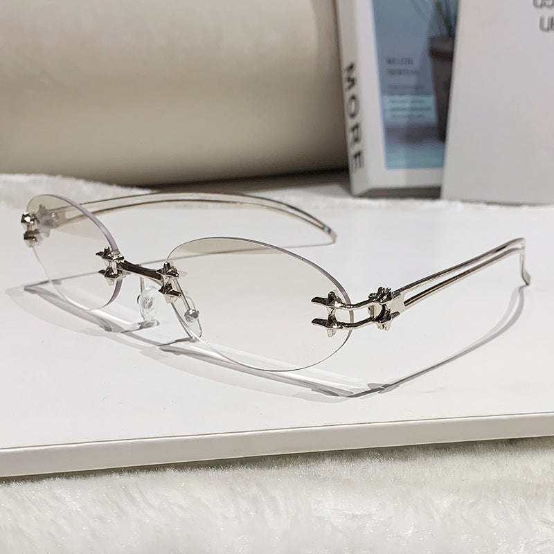 Women's elegant metal glasses with filigree design Stornfield