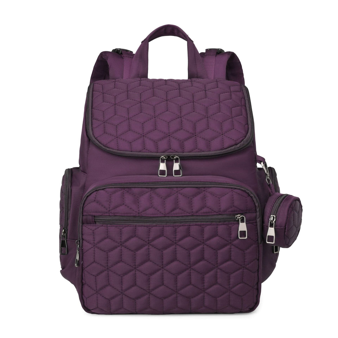 Versatile Quilted Multi-Pocket Backpack Stornfield