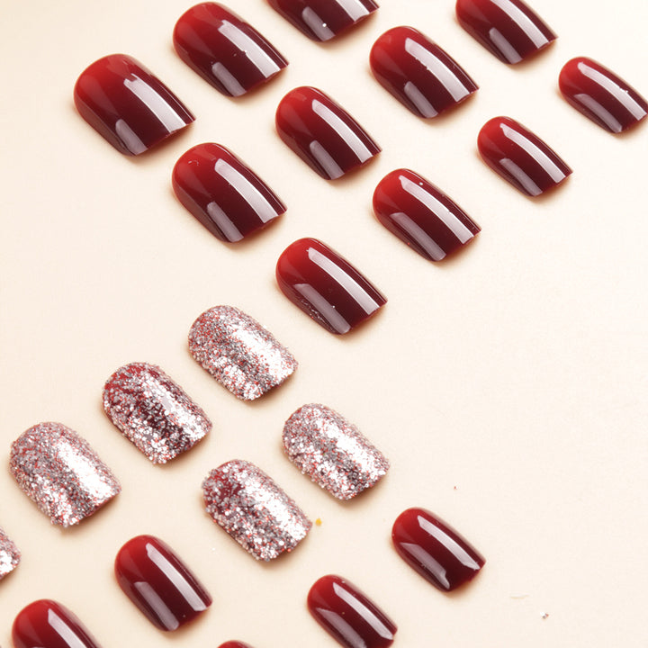 Glossy Gel Press-On Nail Set Stornfield