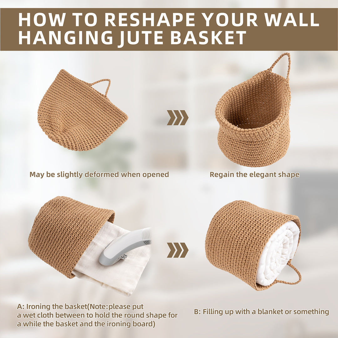 Decorative Macrame Storage Basket Stornfield
