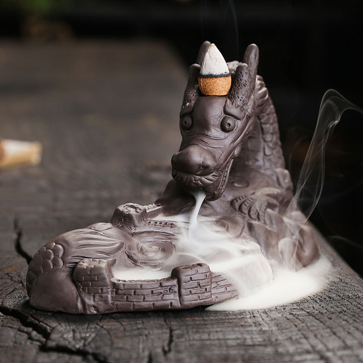 Artistic Dragon-Inspired Incense Holder