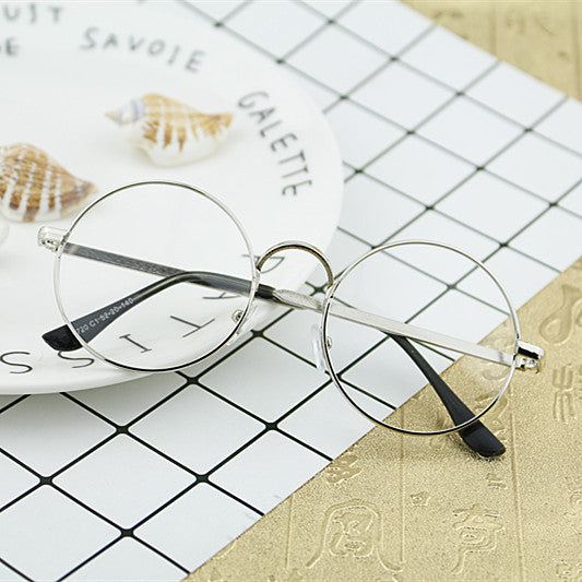 Women Round Glasses with Filigree Metal Frame Stornfield