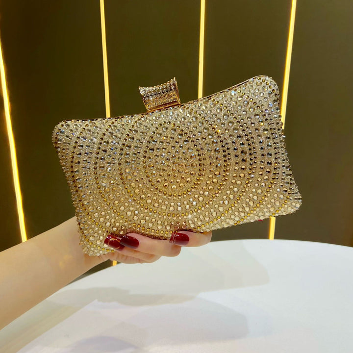 Sparkling Rhinestone Evening Clutch