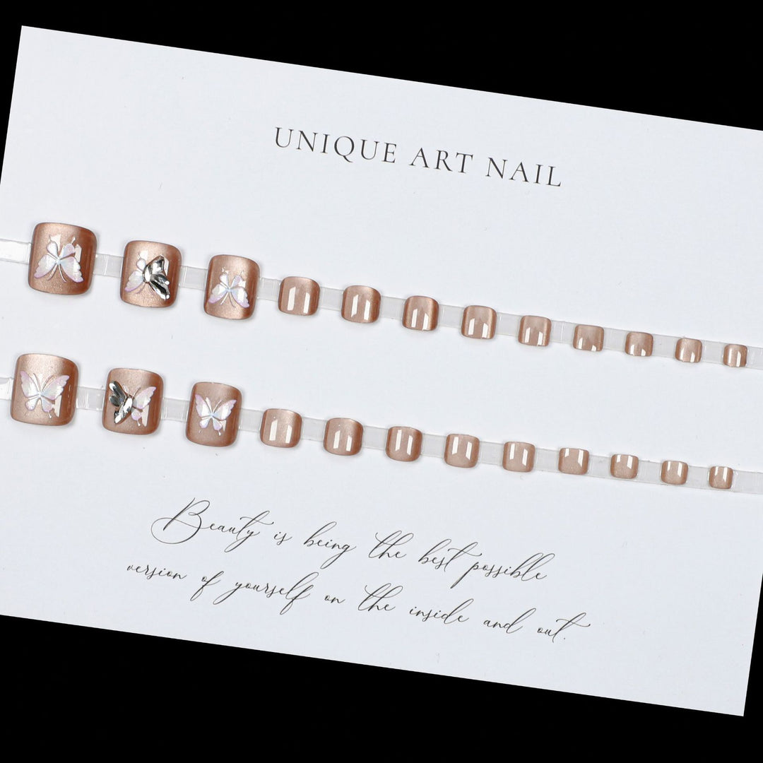 Decorative Butterfly Toe Nail Art Stornfield