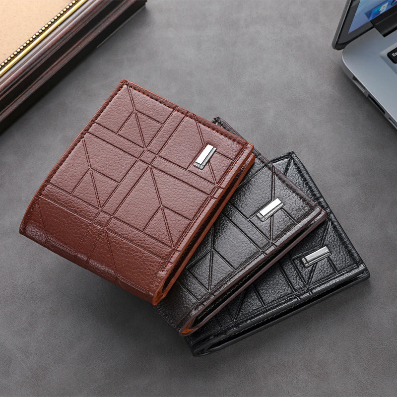 Textured Leather Passport Holder Stornfield