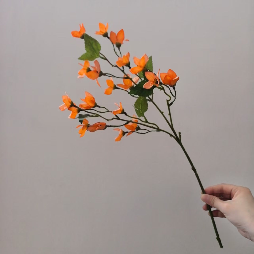 Lifelike Blossoming Flower Stem