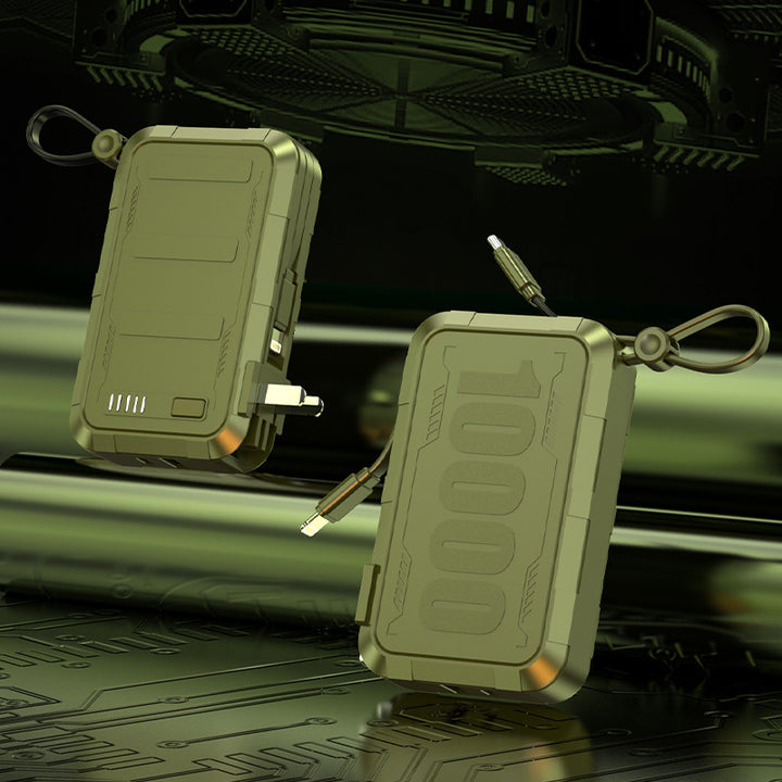 Portable power bank with robust housing and integrated fast charging function Stornfield