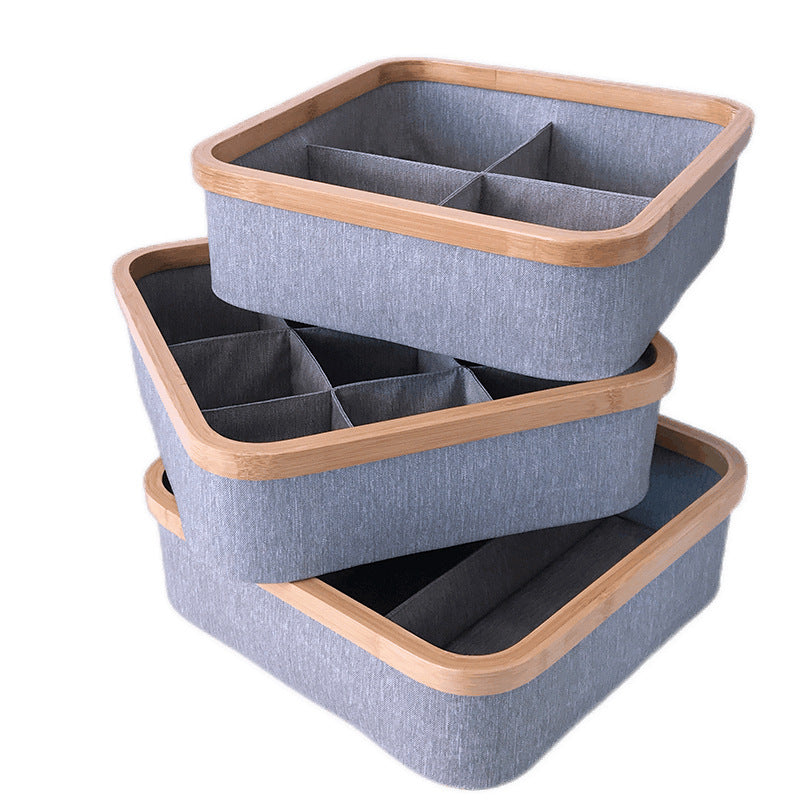 Multi-Sectional Bamboo Storage Tray Stornfield