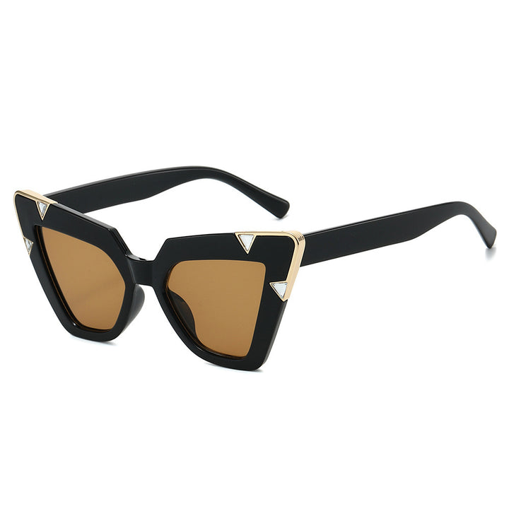 Statement Cat-Eye Sunglasses with Decorative Accents Stornfield