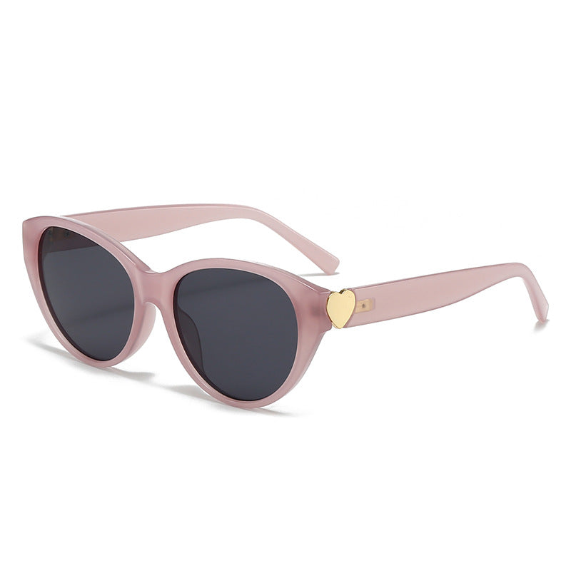 Women Cat-Eye Sunglasses with Heart Design Stornfield