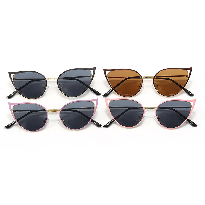 Women's Cat-Eye Sunglasses with Elegant Metal Frame and UV Protection Stornfield