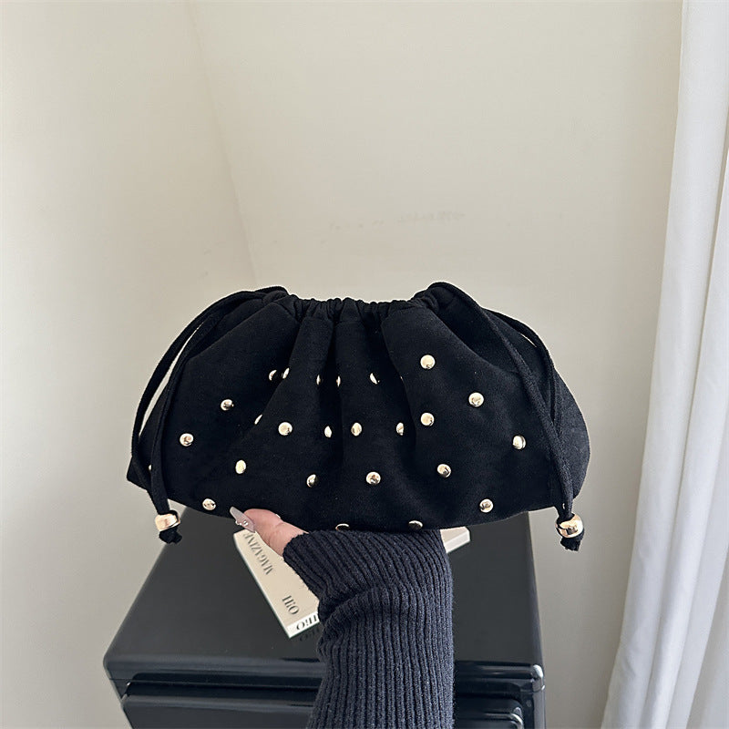 WoChic Studded Drawstring Clutch Bag Stornfield