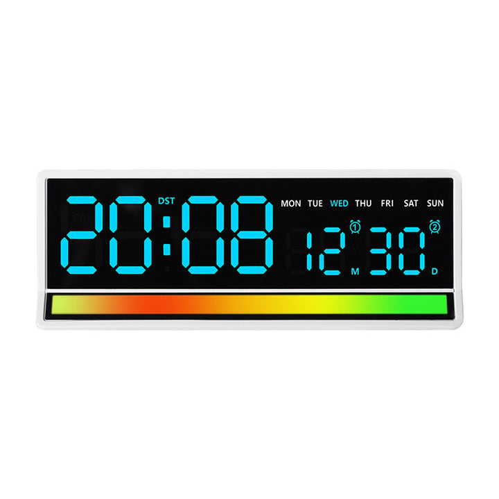 Digital alarm clock with clear LED display and date display Stornfield