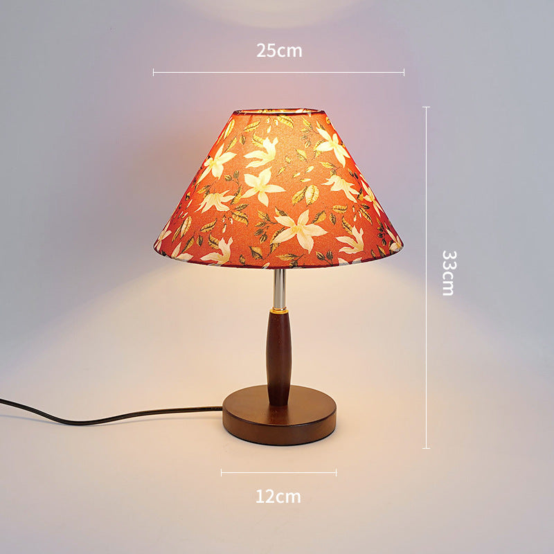 Floral Print Table Lamp