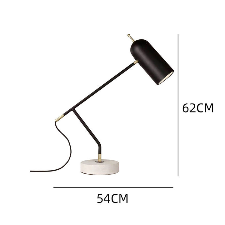 Modern Adjustable Desk Lamp with Marble Base