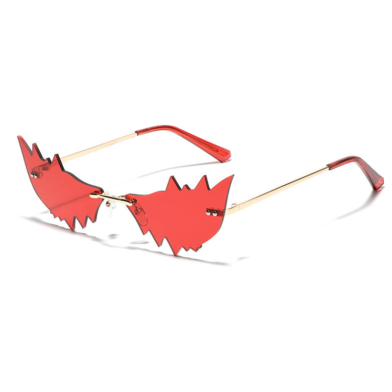 Ladies Trendy Cat Eye Sunglasses with Protective UV Filter and Unusual Frame Stornfield