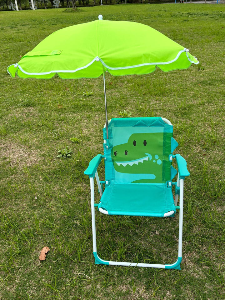 Ladies high chair with sun protection and animal motif Stornfield