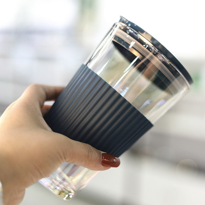 Women's multifunctional drinking cups with integrated silicone cover and hygienic lid Stornfield