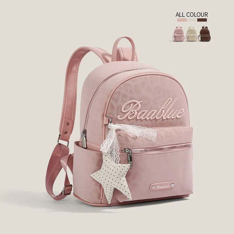 Star-Embellished Casual Backpack Stornfield