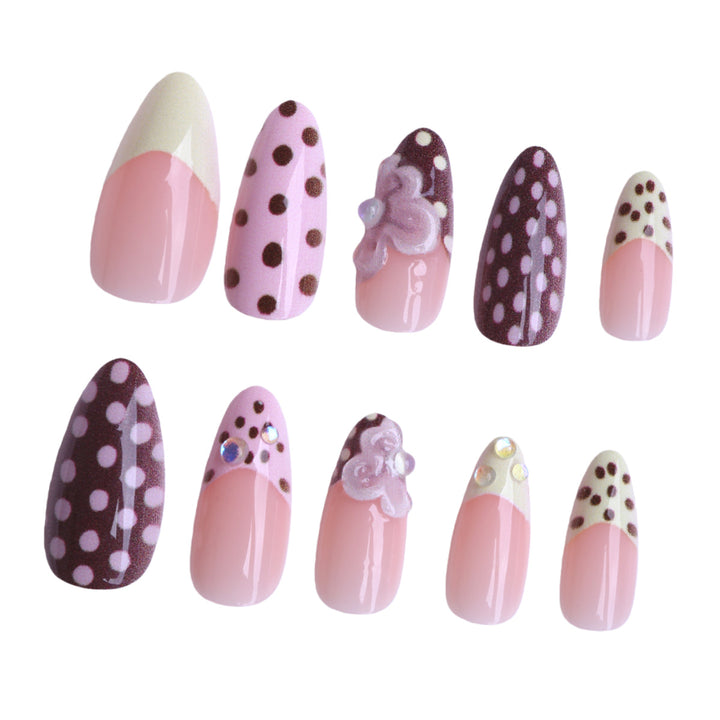Decorative Press-On Nail Art Set Stornfield