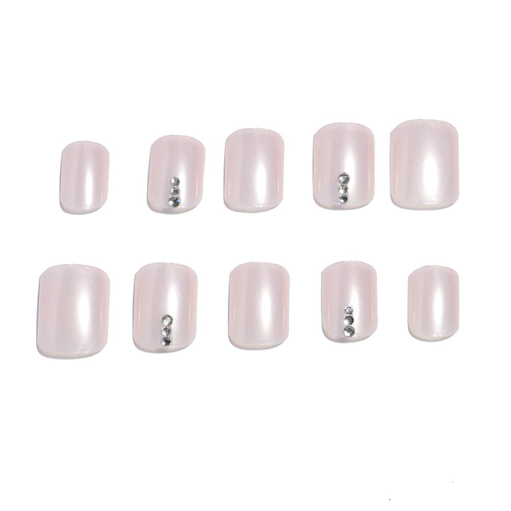 Premium Decorative Press-On Pedicure Nail Set Stornfield