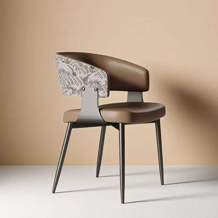 Contemporary Floral Accent Dining Chair Stornfield