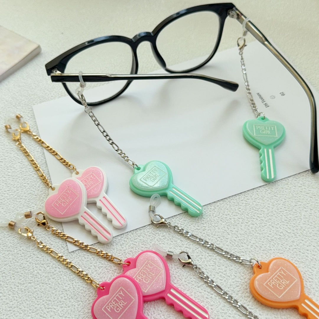 Heart-Shaped Key Dangle Earrings Stornfield