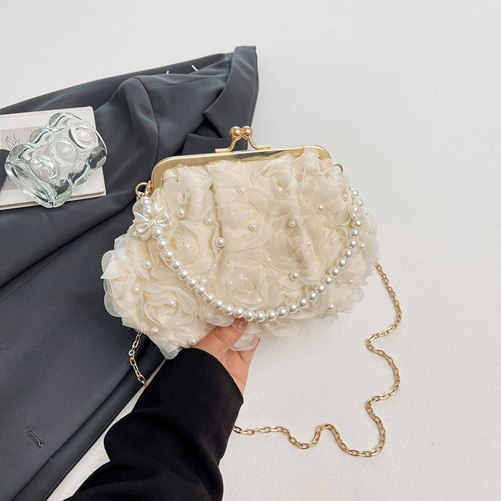 Floral Embellished Evening Clutch