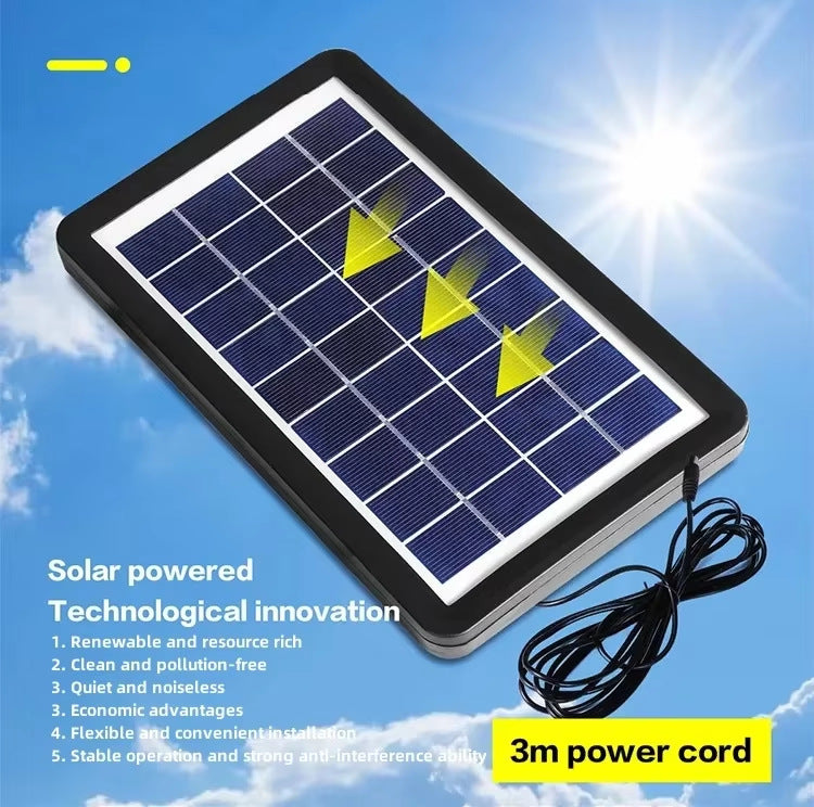 Women's Solar-Powered High-Performance Fan with Remote Control and Intelligent Control System Stornfield