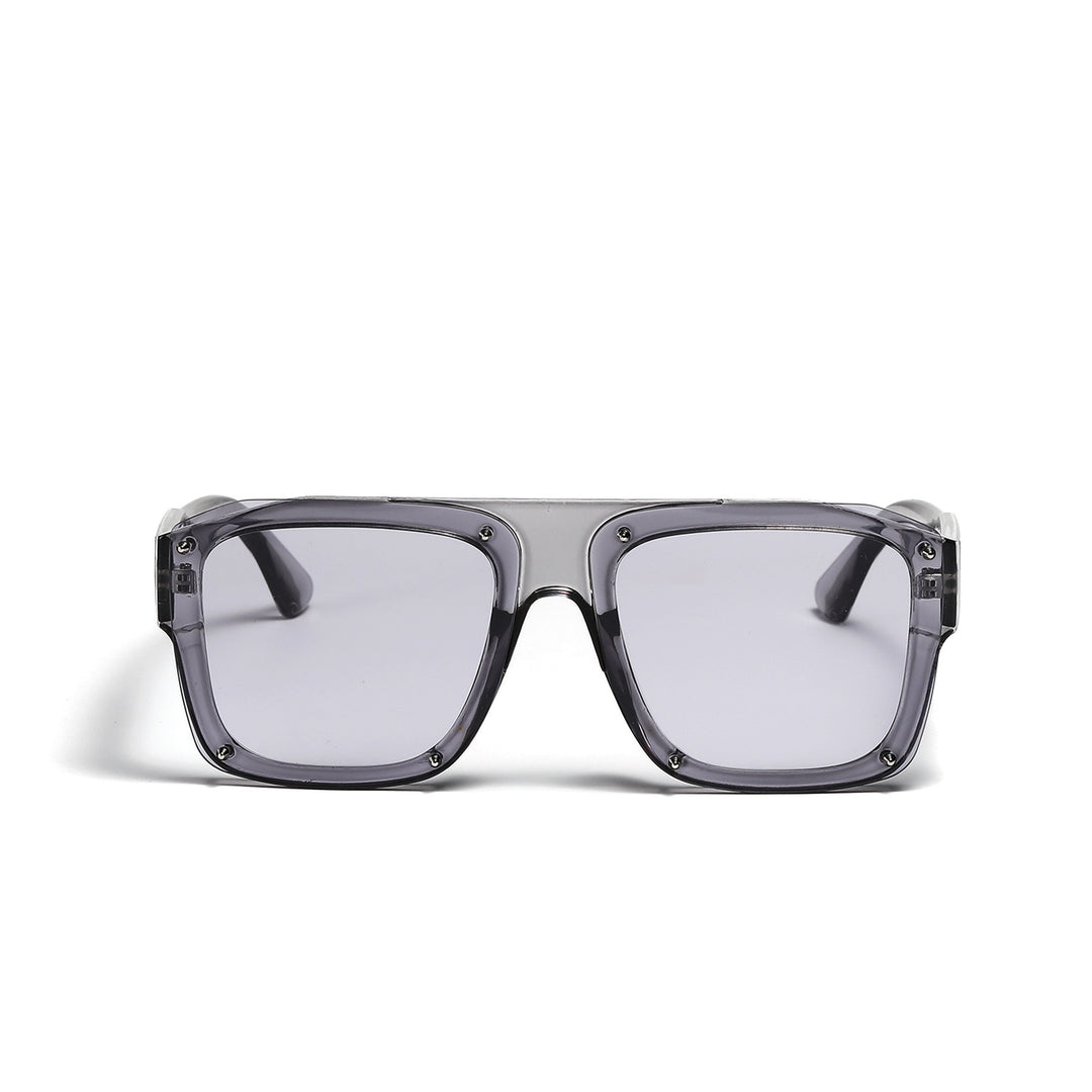 Women's Square Sunglasses with Fashionable Transparent Frame Stornfield