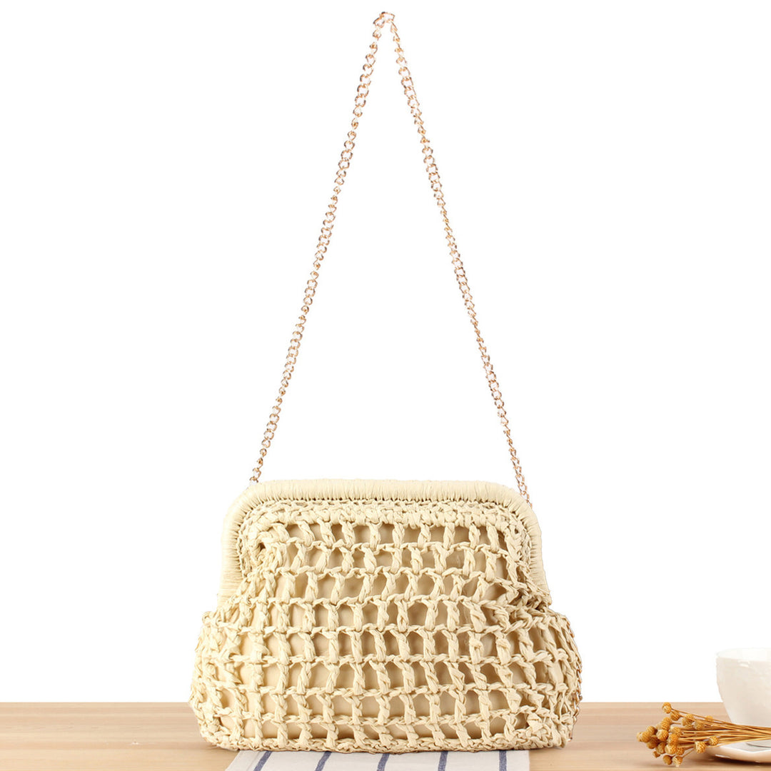 Designer shoulder bag with elegant pleated pattern Stornfield