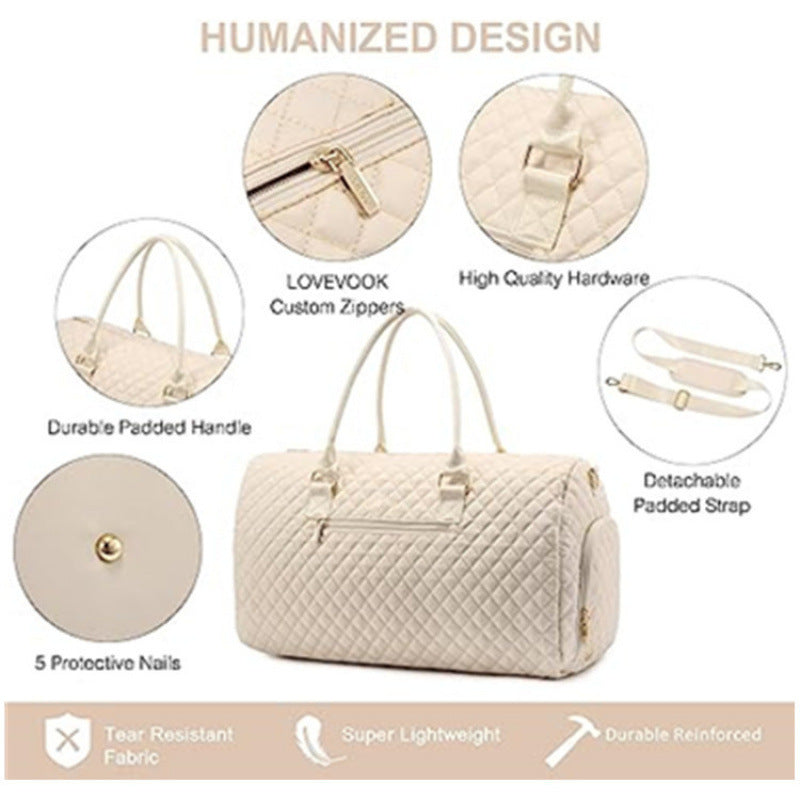 Quilted Weekender Duffle Bag Stornfield
