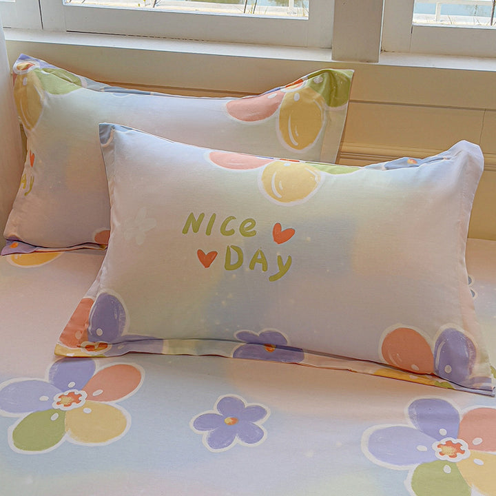 Cartoon-Themed Decorative Pillow Set