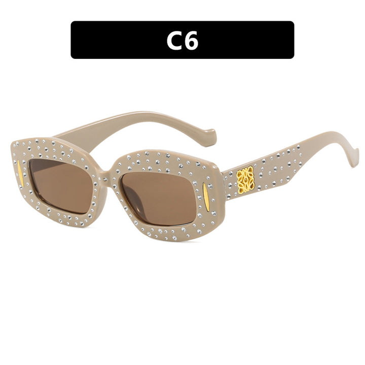Women's fashionable sunglasses with glamorous rhinestone embellishment Stornfield
