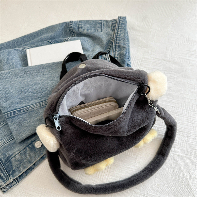Plush backpack with cute penguin design Stornfield