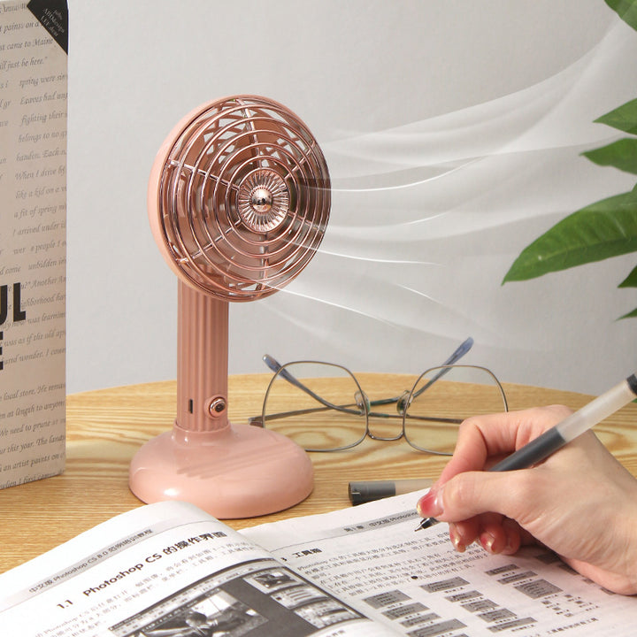 Ladies Portable Table Fan in Retro Style Stornfield
