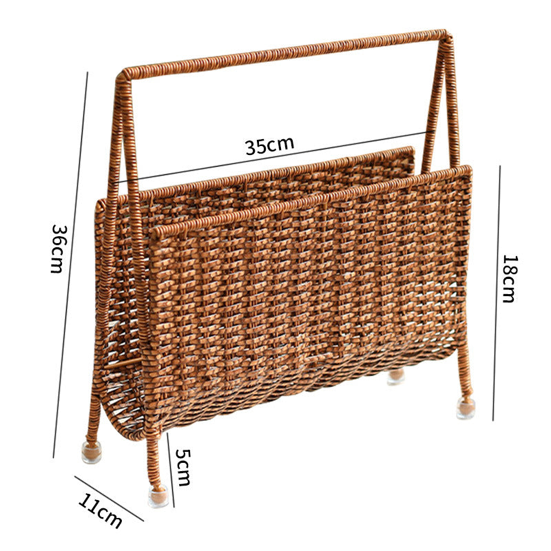 Unisex Handwoven Newspaper and Magazine Stand Stornfield