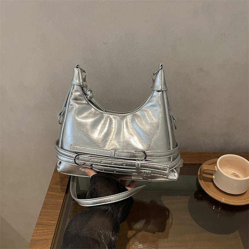 Trendy Glossy Sling Shoulder Bag