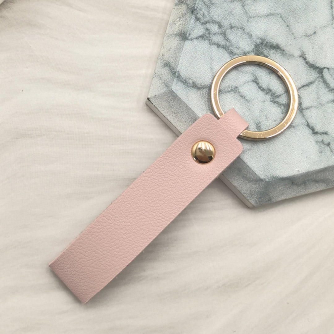 Unisex keychain with elegant artificial leather design Kalsten