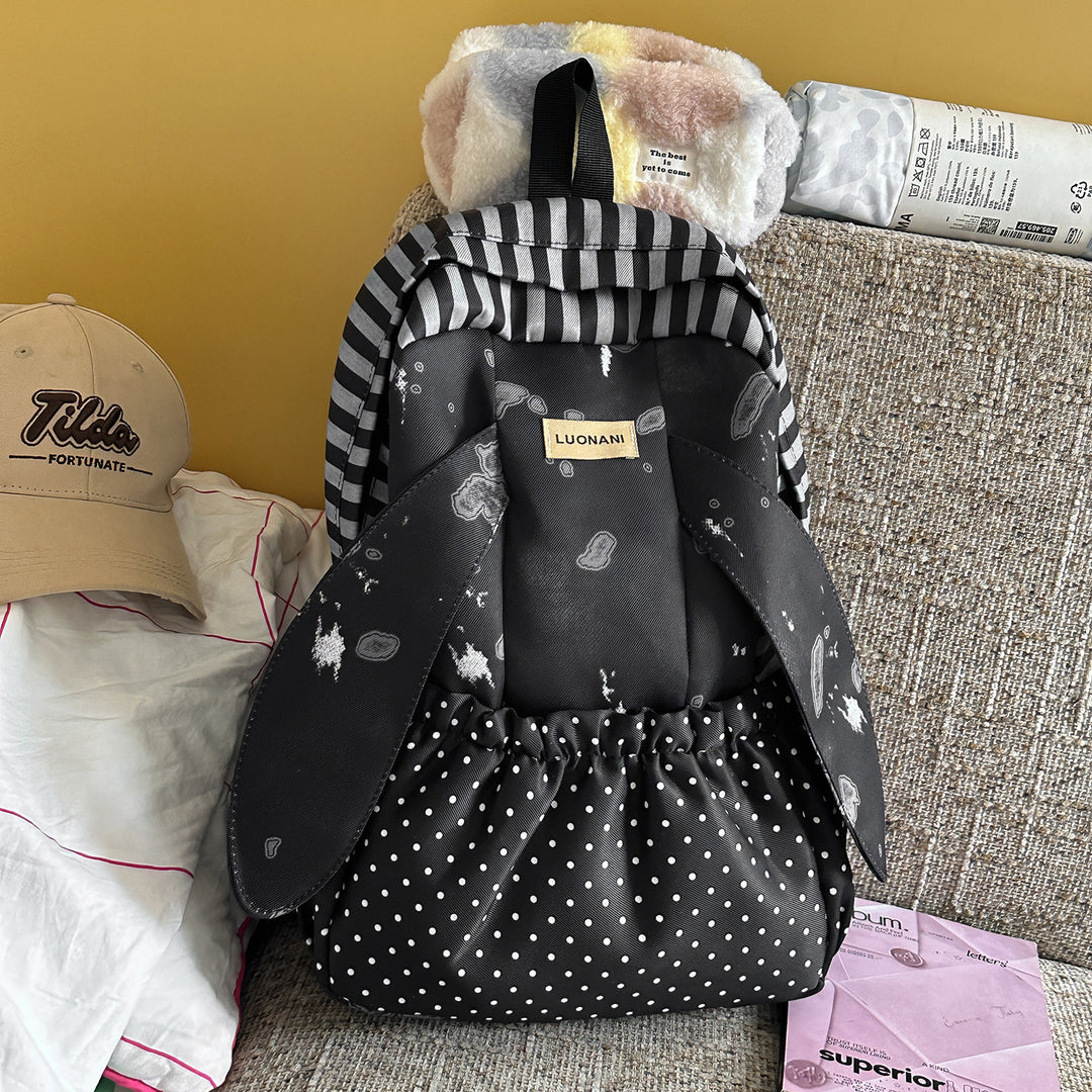 Playful Bunny-Ear Design Backpack Stornfield