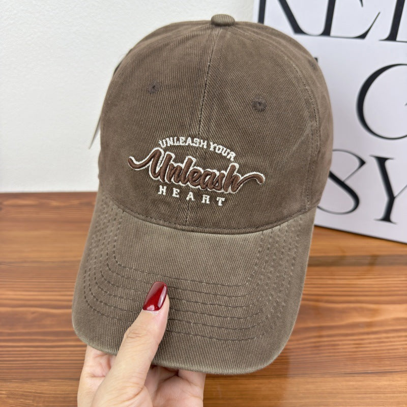 Women's Embroidered Heart Graphic Baseball Cap Stornfield