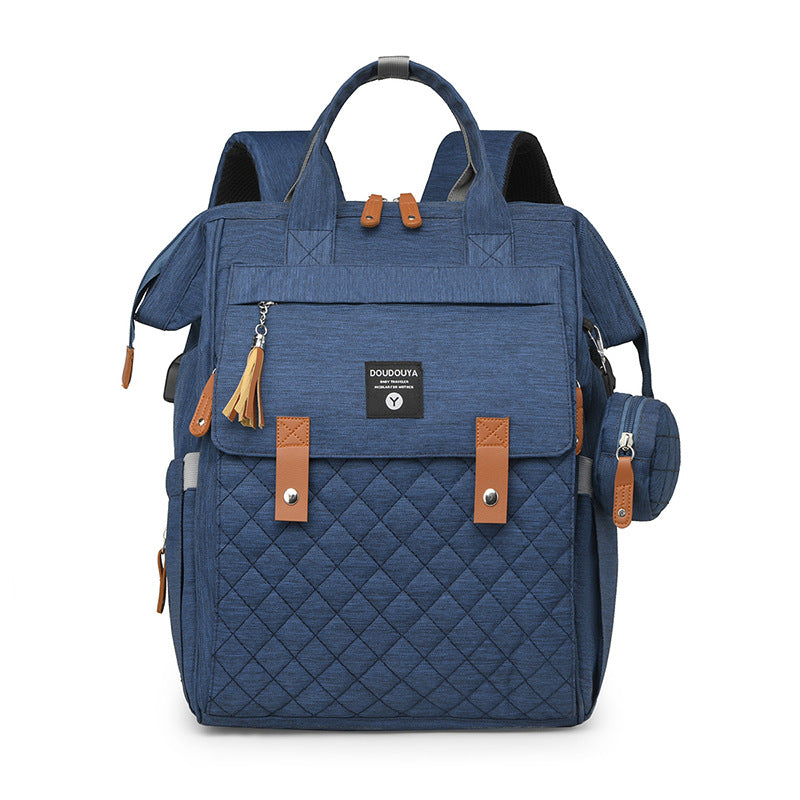 Multi-Functional Quilted Travel Backpack Stornfield
