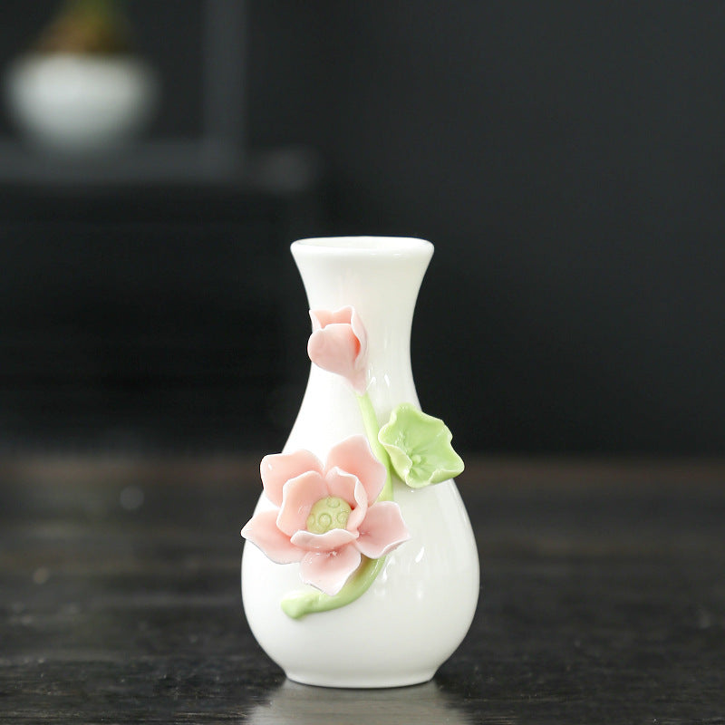Floral Art Ceramic Vase Stornfeild