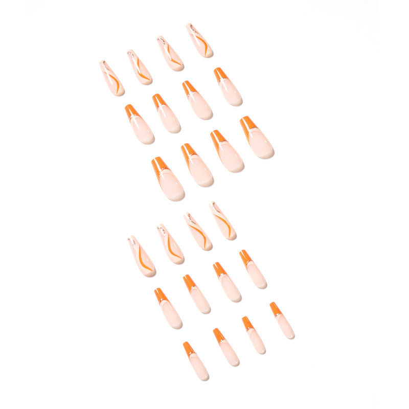 Artistic acrylic nails with elegant accents Stornfield
