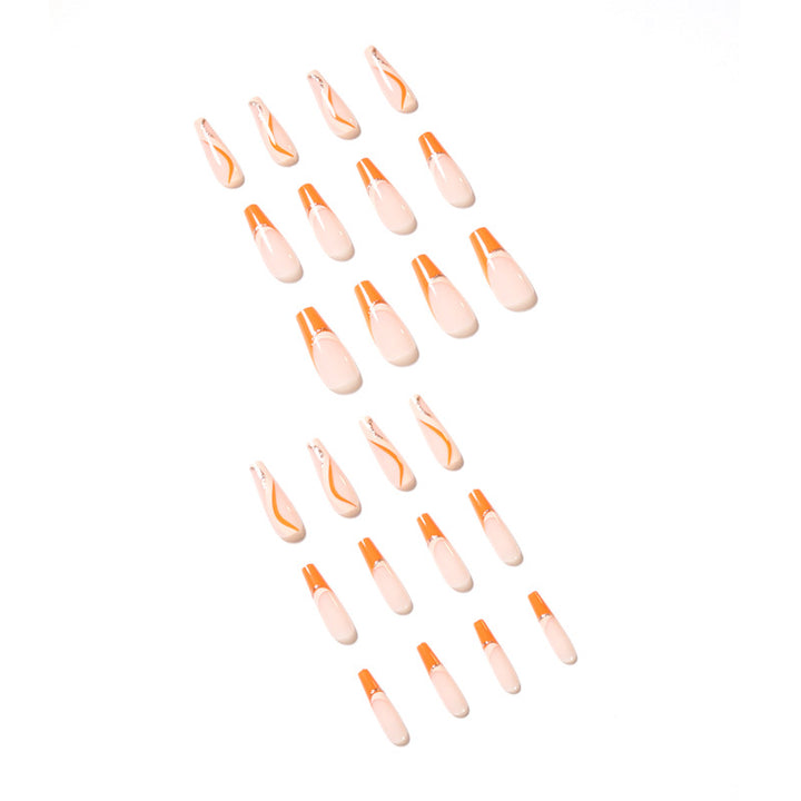 Artistic acrylic nails with elegant accents Stornfield
