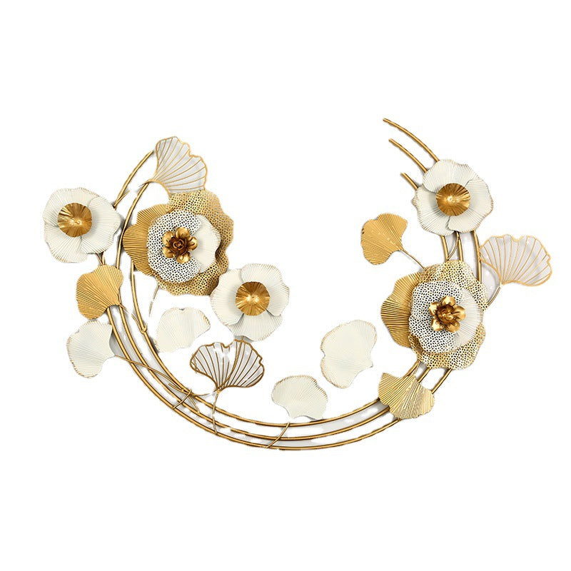 Decorative Metal Floral Wall Sculpture Stornfield