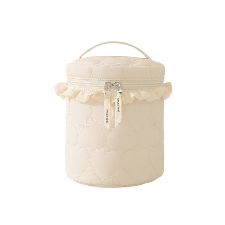 Quilted Makeup Storage Canister Stornfield