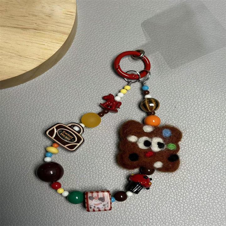 Playful Food-Themed Charm Keychain Stornfield