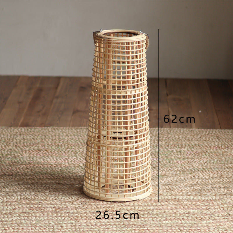 High-quality basket lamp in natural design Stornfield