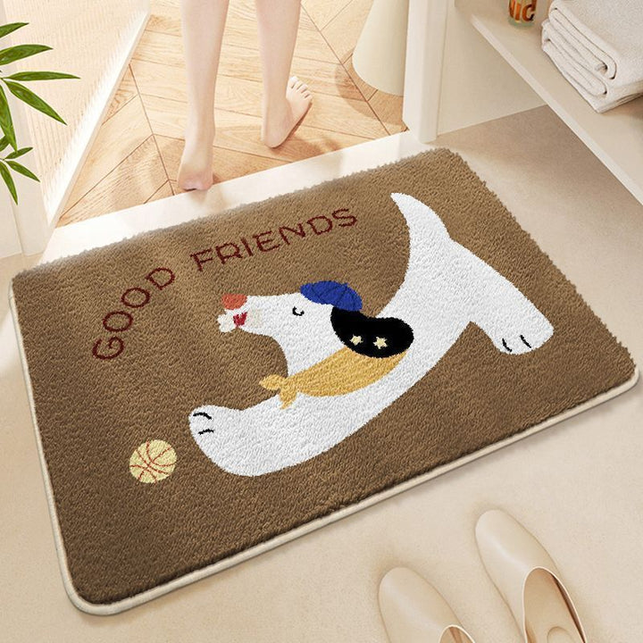 Cartoon Chef Bear Bath Mat